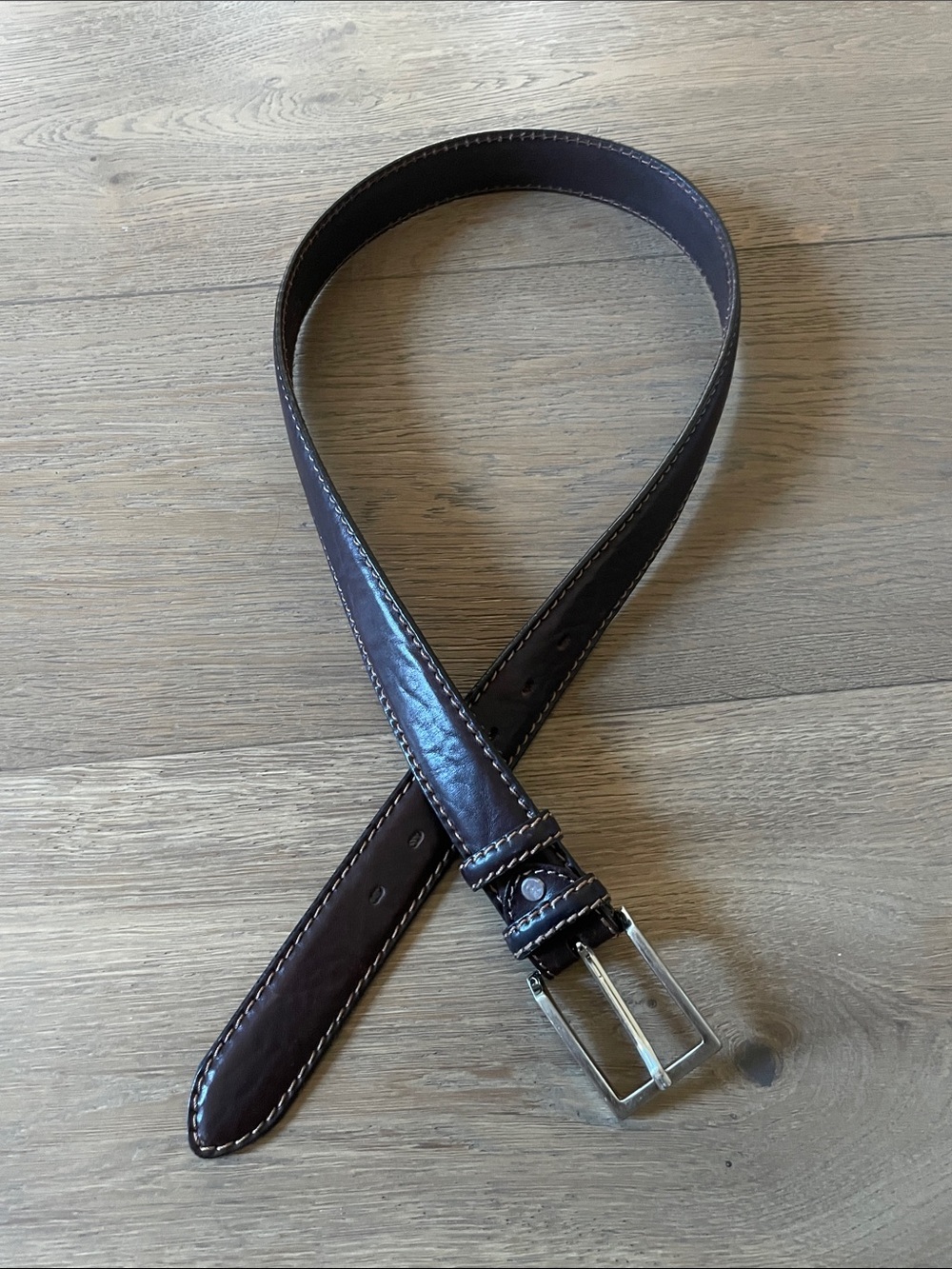 Marco Celli Made In Italy Men’s Brown Leather Belt Size 105/120